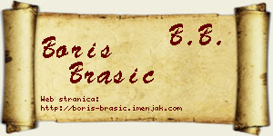 Boris Brašić vizit kartica